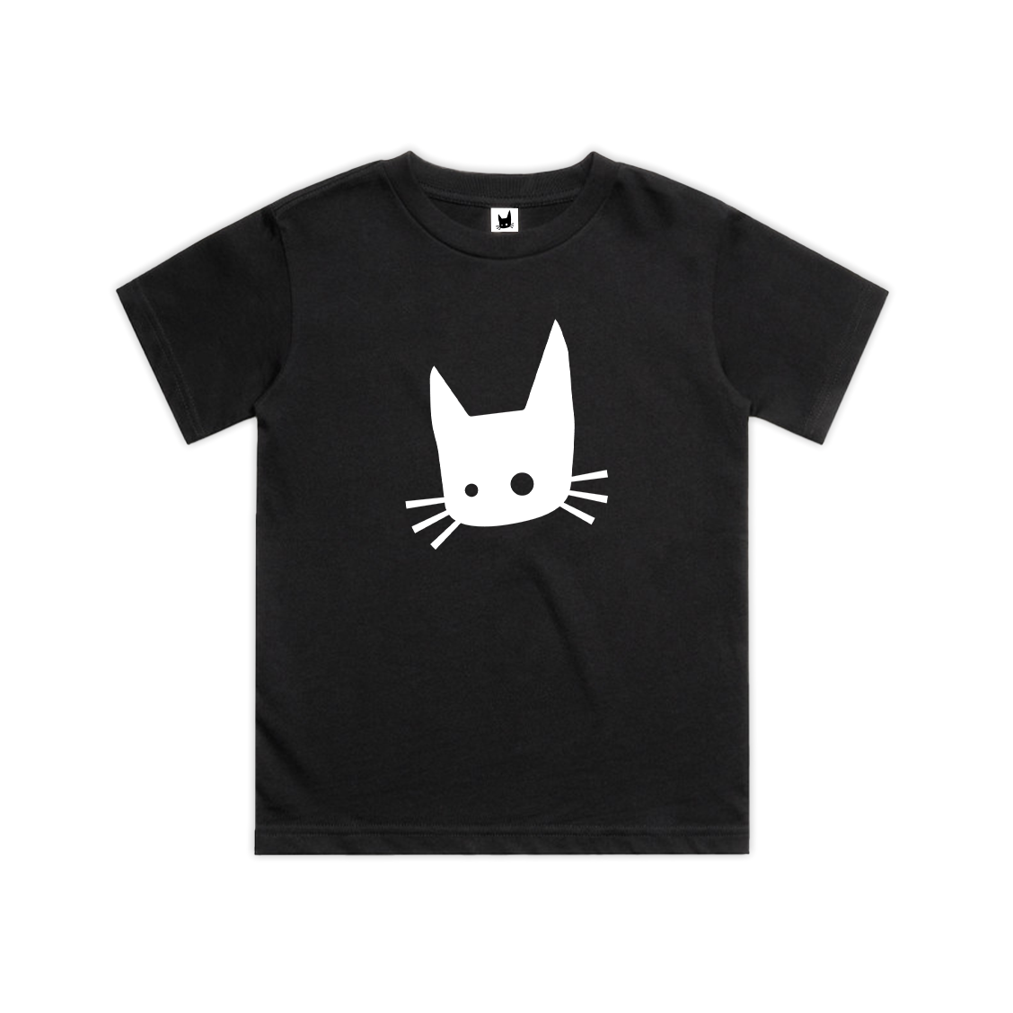 Roji Cat - Kids Classic Tee Black - RojiCat