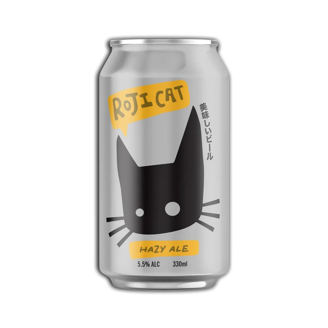 RojiCat Hazy Ale – Bold, Juicy, & Full-Flavored Hazy IPA (5.5% ABV) - RojiCat