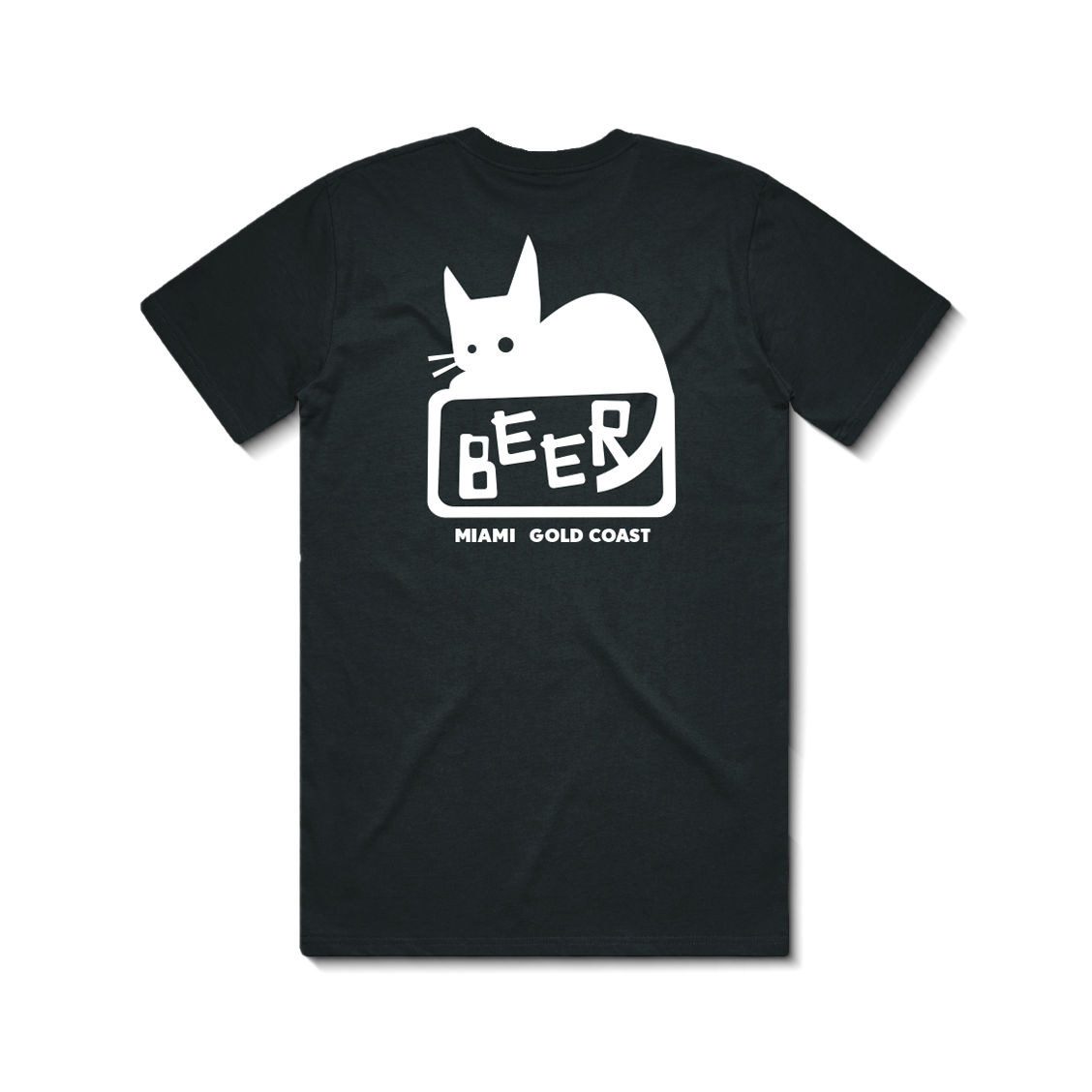 RojiCat Beer T-Shirt – Beer Bar Black - RojiCat