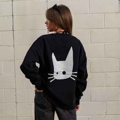 Roji Cat - Roji Neko Crew Sweater - RojiCat
