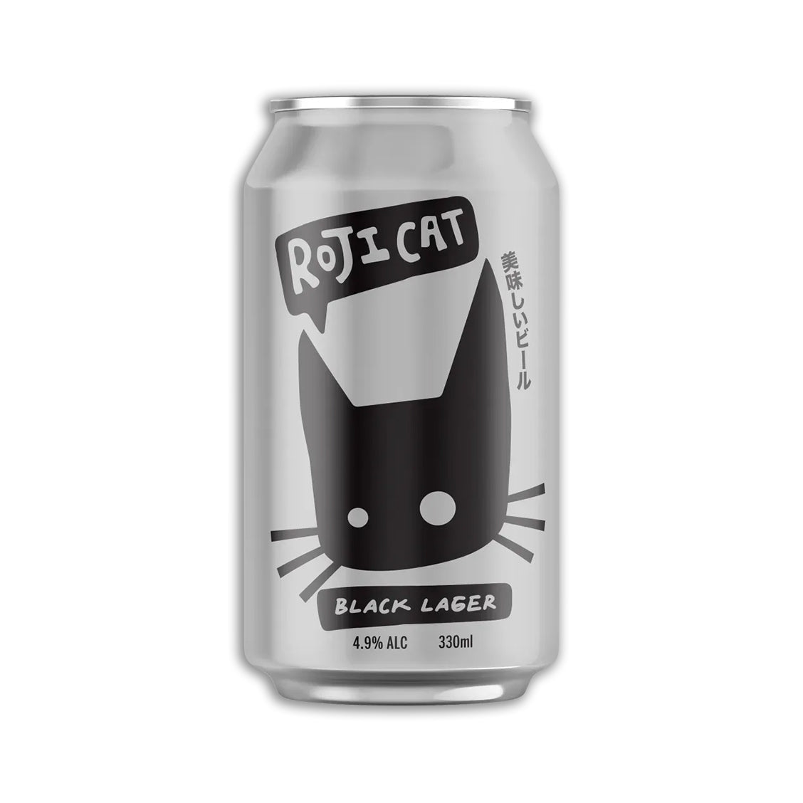 RojiCat Black Lager – Smooth, Roasty, & Easy-Drinking Dark Lager (4.9% ABV) - RojiCat
