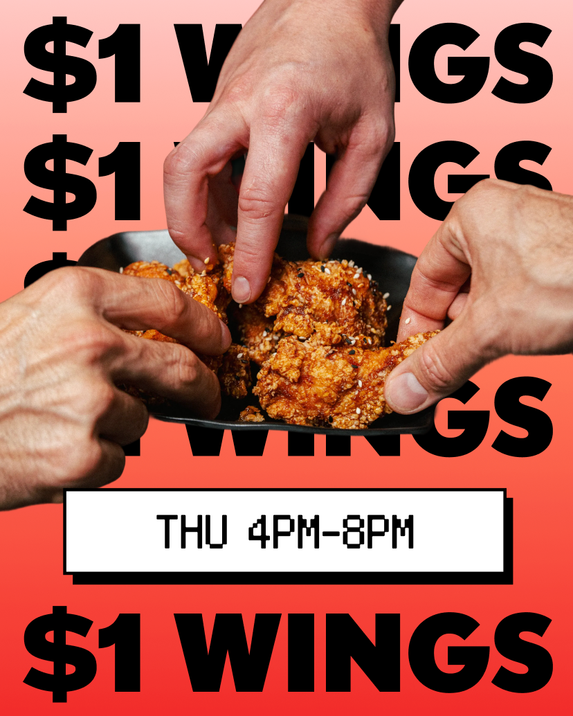 $1 CHICKEN WINGS